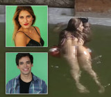 Gran Hermano 2015 - Marian y Matías muy hot en la pileta