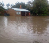 Inundación en Pampa del Indio