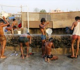Ola de calor en la India
