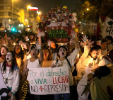 Marcha de estudiantes en Chile (Reuters)