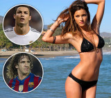 Malena Costa, Cristiano Ronaldo y Puyol