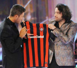 Ergun Demir y Marcelo Tinelli