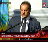 Scioli - Comisaría de la mujer