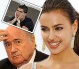 Blatter y novia de Cristiano Ronaldo