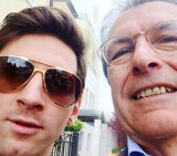 Lionel Messi y Guiliano Poser