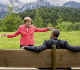 Angela Merkel, foto burla