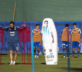 Lona en entrenamiento de Argentina