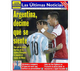 Selección Argentina - Portada prensa chilena