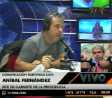 Anibal Fernandez habló con Ari Paluch (Telemax)