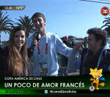 Copa América 2015 - Canal 26 con turistas franceses