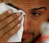 Llanto de Arturo Vidal
