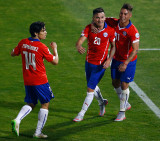 Copa América - Festejo de Chile (Reuters)