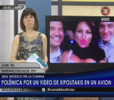 Mariano Recalde con María O Donnell (Canal 26)