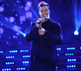 Ricky Martin junto a Tinelli (Ideas del Sur)