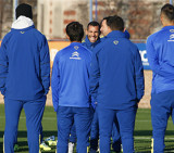 Tevez en entrenamiento de Boca (Prensa)