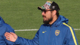 Daniel Osvaldo entrenando