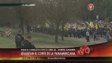 Choferes de la 60 levantan el corte (Canal 26)