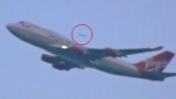 Supuesto OVNI es visto muy cerca de un avión