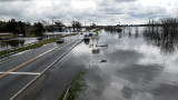 Inundaciones en San Antonio de Areco - Ruta 8 (DyN)
