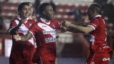 Festejo de Argentinos Juniors (DYN)