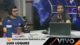 Luis Lúquez habló en Azzaro al Horno (Telemax)