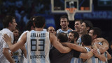 Festejo de La Selección de Básquet (NA)