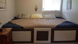 Cama gigante para dormir con sus mascotas
