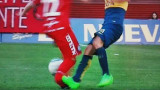 Foul de Tevez