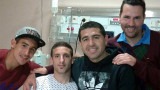 Riquelme visitó a Ham (DyN)