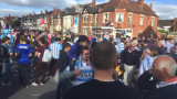Hinchada argentina en Mundial de Rugby (Twitter) 