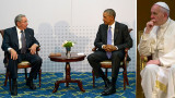 Raúl Castro - Barack Obama - Papa Francisco 