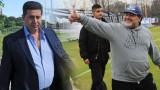 Angelici y Maradona