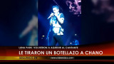 Agredieron a Chano en recital