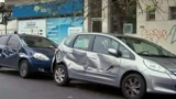Blindado destrozo autos