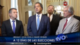 Scioli junto a Tabaré Vázquez