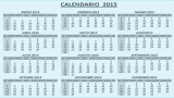 Calendario 2015