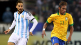 Higuaín y Neymar