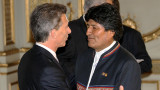 Macri y Morales (DYN)