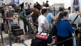Pasajeros en Ezeiza