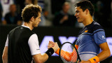Andy Murray y Raonic (Reuters)