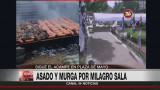 Milagro Sala - Acampe en Plaza de Mayo (Canal 26)