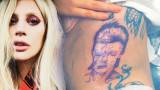 Lady Gaga - Tatuaja de David Bowie