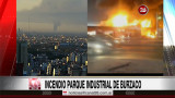 Incendio en Burzaco