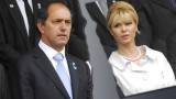 Scioli y Rabollini separados