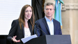 Conferencia de Vidal y Macri