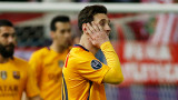 Messi derrotado por el Atlético Madrid (Reuters)