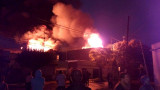 Incendio en depósito de Caseros