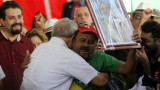 Manifestaciones de apoyo a Dilma en Brasil