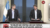 Conferencia de prensa de Prat Gay y Peña (Canal 26)