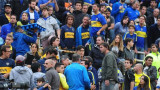 Escrache a Zannini en cancha de Boca